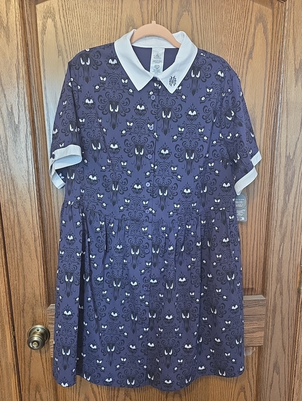 Disney Haunted Mansion Glow In The Dark Wallpaper Dress